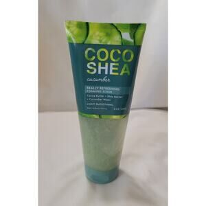 BATH & BODY WORKS Cucumber COCO SHEA 8oz Refreshing Foaming Scrub HBb